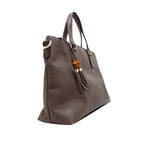 Gucci Bamboo Leather Satchel (SHG-IkckBM)