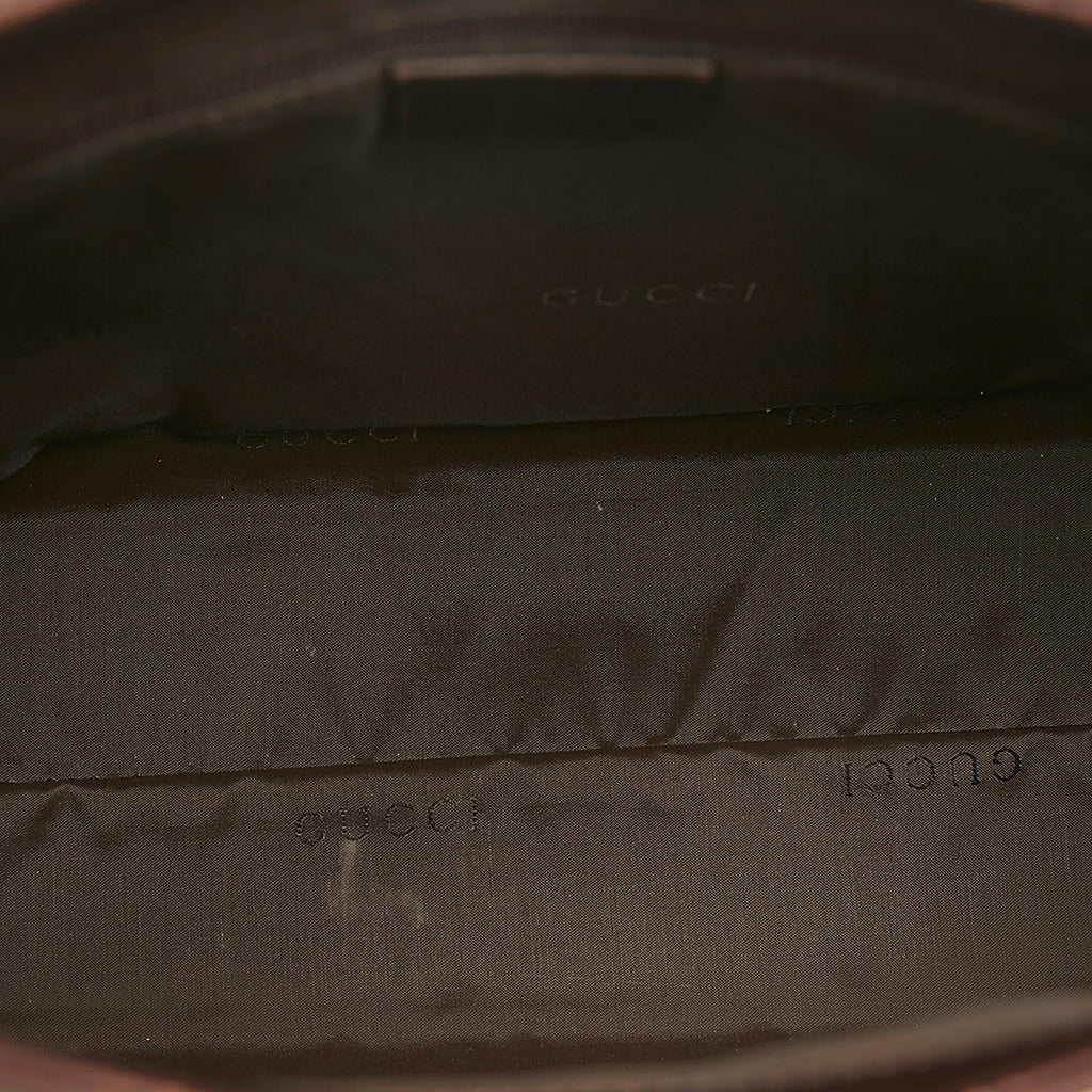 Gucci Bamboo Leather Shoulder Bag (SHG-28393)