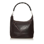 Gucci Bamboo Leather Shoulder Bag (SHG-29052)