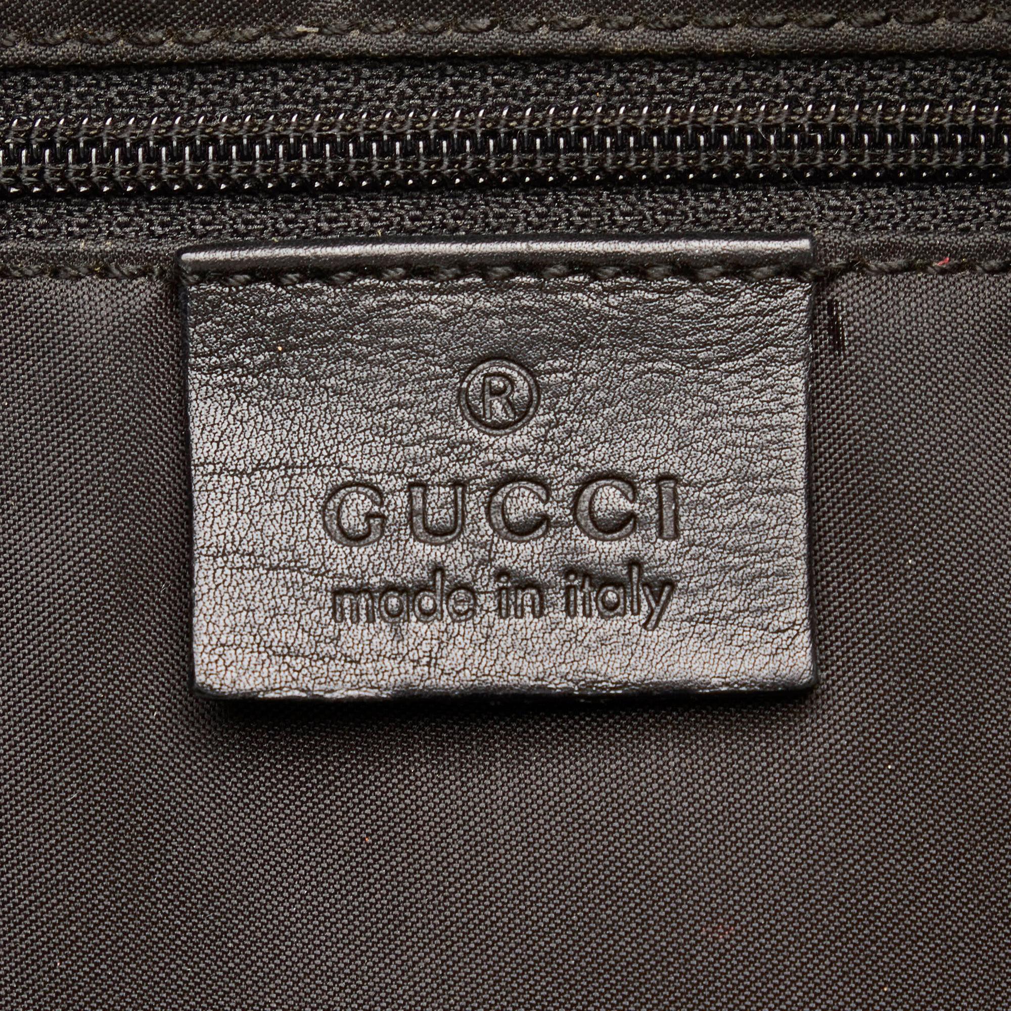 Gucci Bamboo Leather Shoulder Bag (SHG-30827)