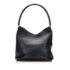 Gucci Bamboo Leather Shoulder Bag (SHG-V5HURz)