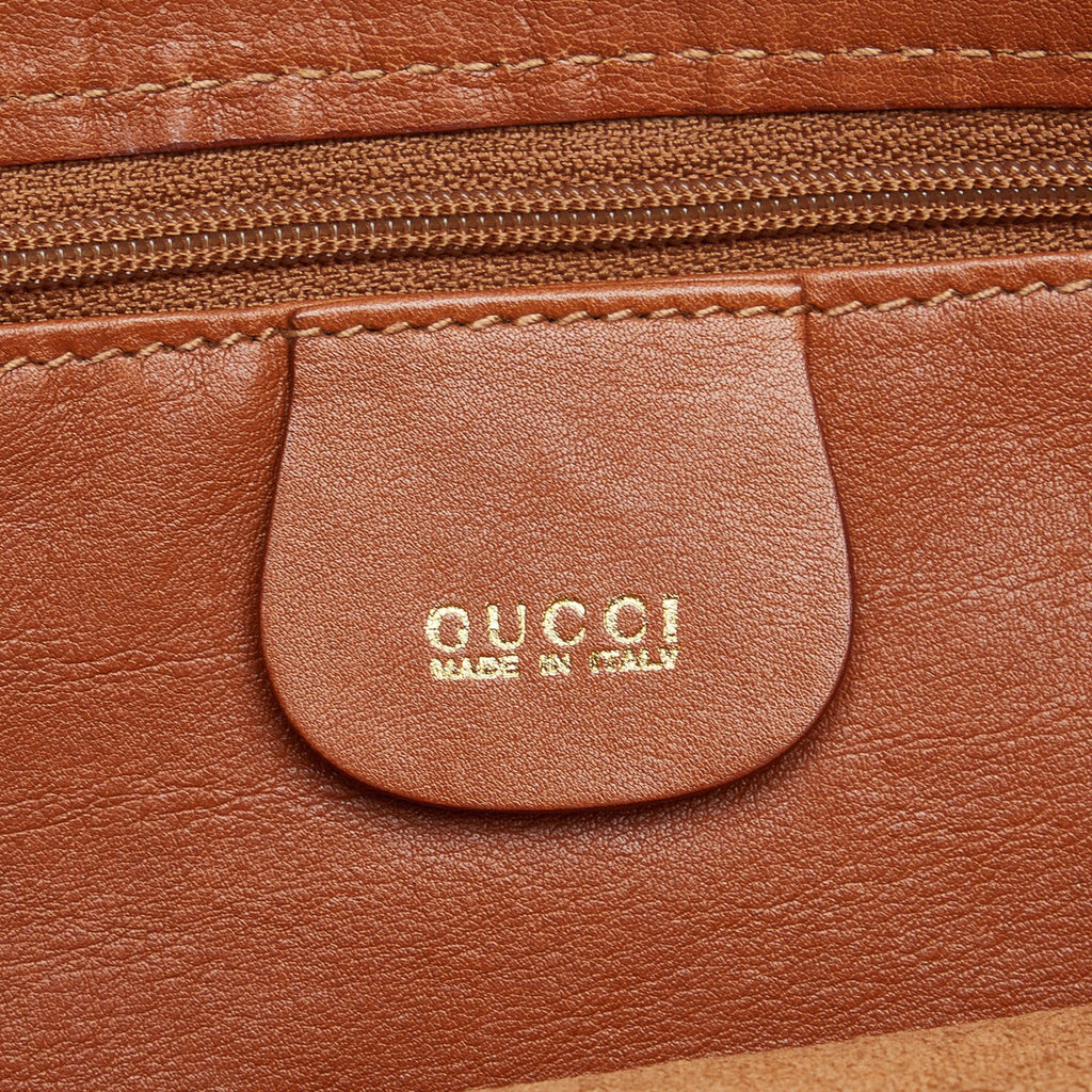 Gucci Bamboo Leather Shoulder Bag (SHG-DGCCTi)