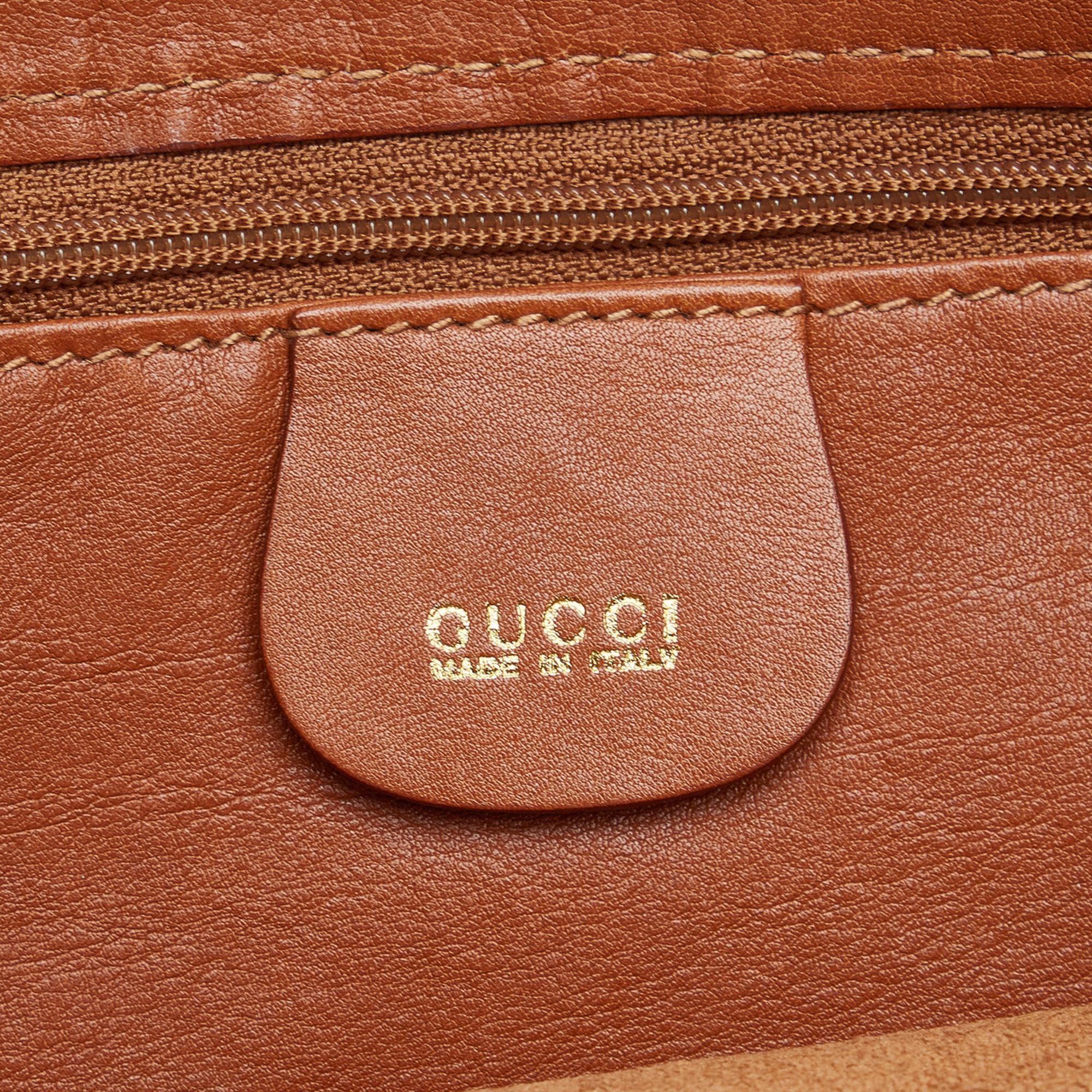 Gucci Bamboo Leather Shoulder Bag (SHG-DGCCTi)
