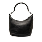 Gucci Bamboo Leather Shoulder Bag (SHG-h3pFCT)