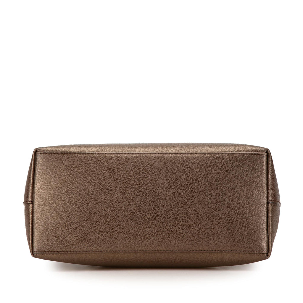 Gucci Bamboo Leather Shoulder Bag (SHG-KPbmQJ)