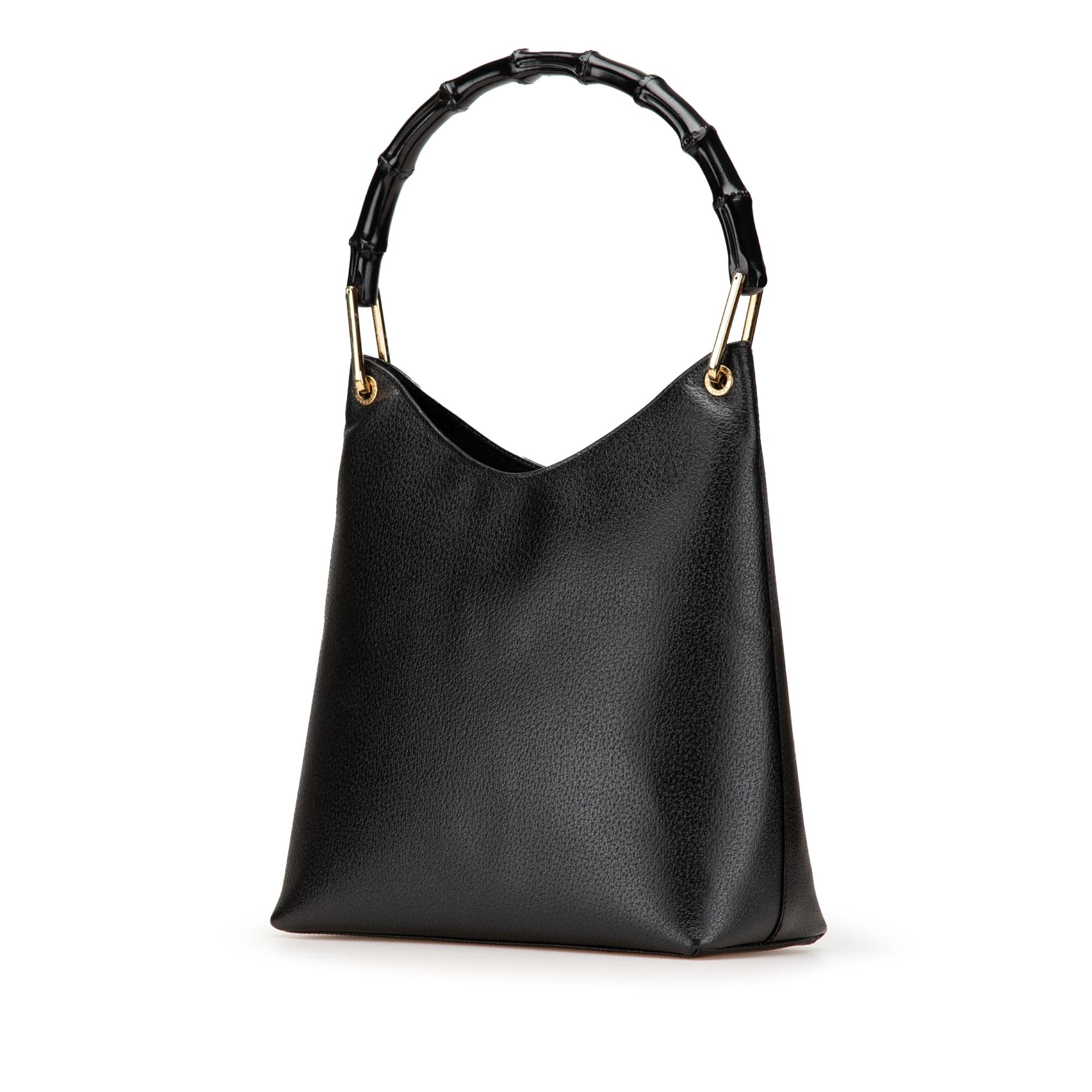 Gucci Bamboo Leather Shoulder Bag