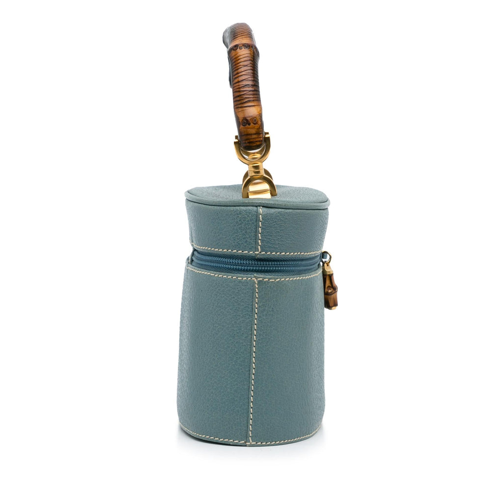 Gucci Bamboo Leather Vanity Bag (SHG-2XKgsO)