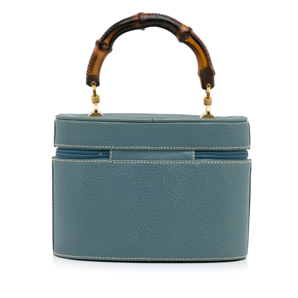Gucci Bamboo Leather Vanity Bag (SHG-2XKgsO)