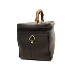 Gucci Bamboo Leather Vanity Bag (SHG-pwS0uj)