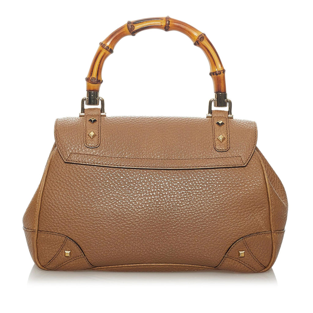 Gucci Bamboo Night Leather Handbag (SHG-29106)