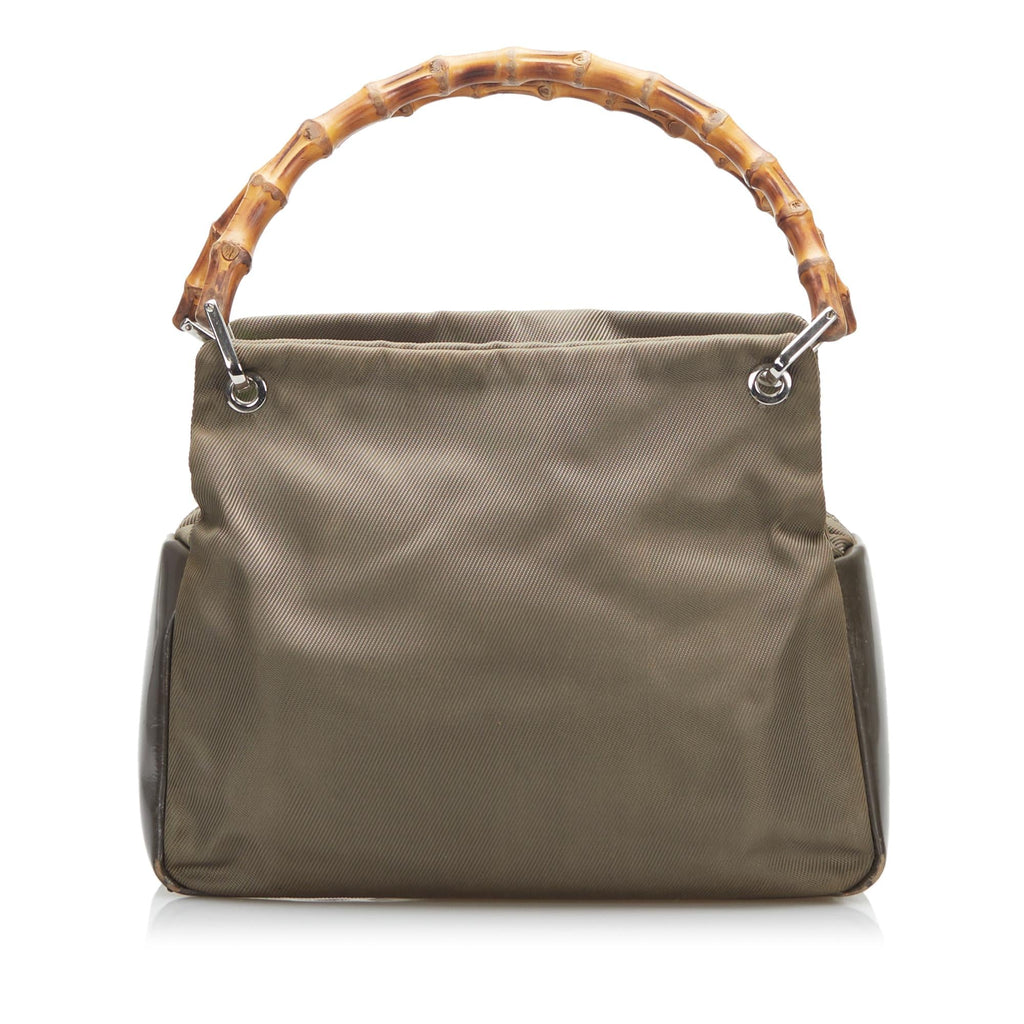 Gucci Bamboo Nylon Handbag (SHG-35080)
