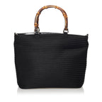 Gucci Bamboo Nylon Satchel (SHG-31009)