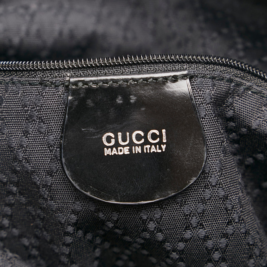 Gucci Bamboo Nylon Satchel (SHG-34978)