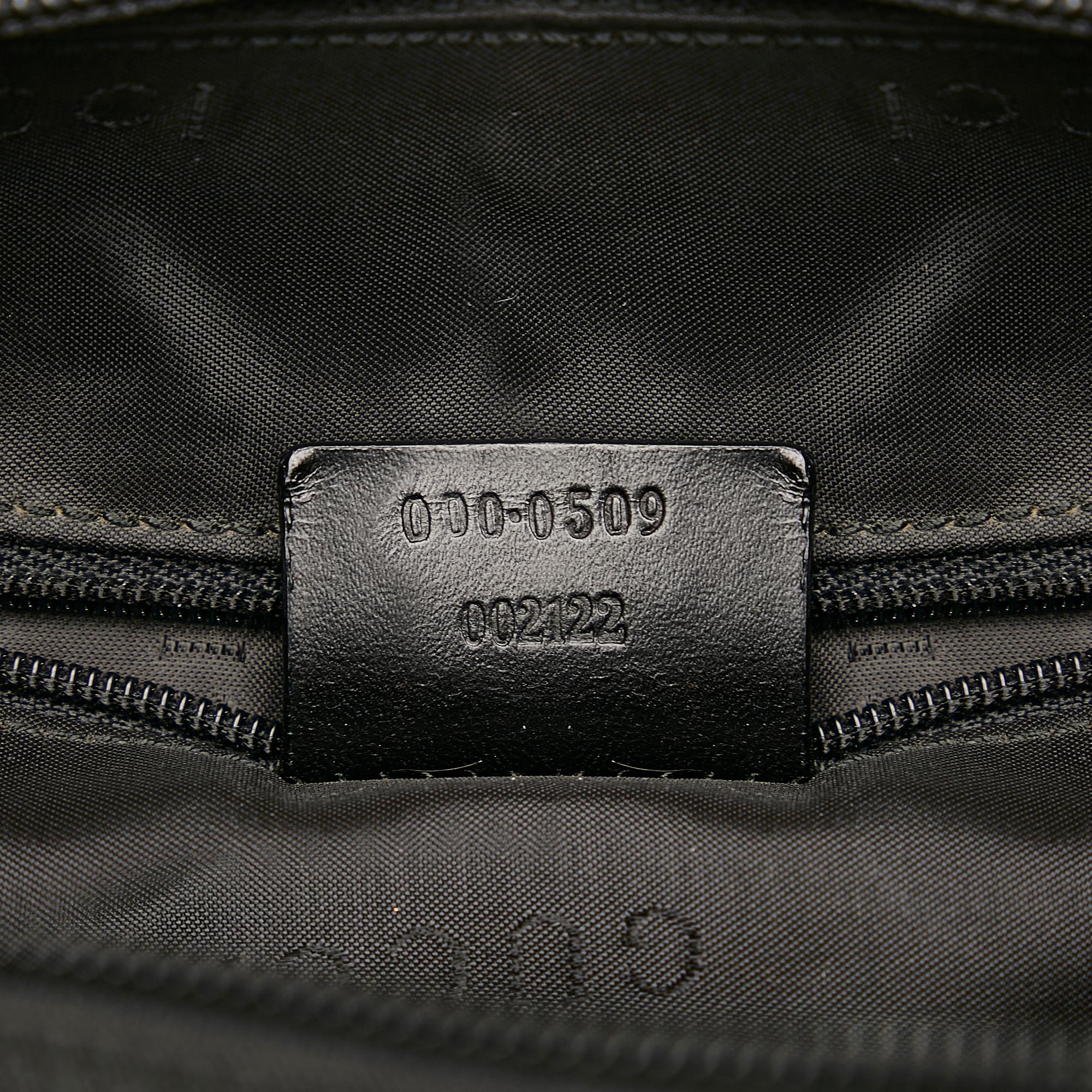 Gucci Bamboo Nylon Satchel (SHG-36702)