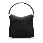 Gucci Bamboo Nylon Satchel (SHG-36702)