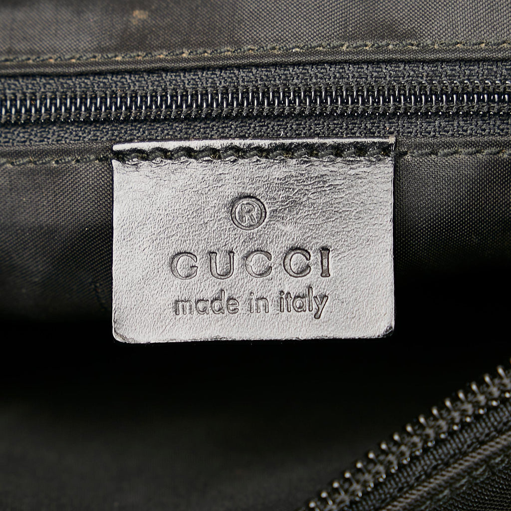 Gucci Bamboo Nylon Satchel (SHG-36702)