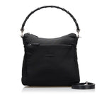 Gucci Bamboo Nylon Satchel (SHG-36702)