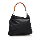 Gucci Bamboo Nylon Satchel (SHG-3w9q8z)