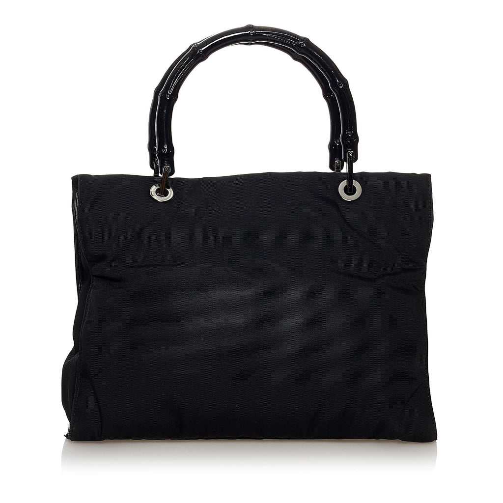 Gucci Bamboo Nylon Satchel (SHG-TotpRg)