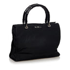 Gucci Bamboo Nylon Satchel (SHG-TotpRg)