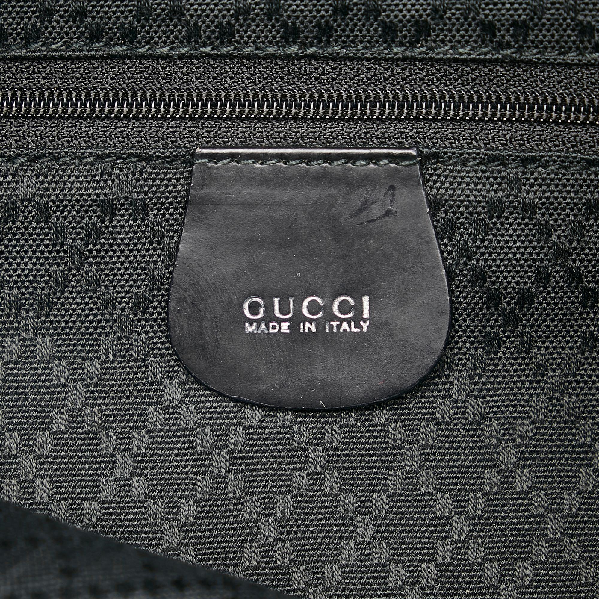 Gucci Bamboo Nylon Satchel (SHG-fSqu3W)