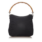 Gucci Bamboo Nylon Shoulder Bag (SHG-4hnVDO)