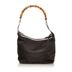 Gucci Bamboo Nylon Shoulder Bag (SHG-sbzy7I)