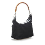 Gucci Bamboo Nylon Shoulder Bag (SHG-vldL1X)