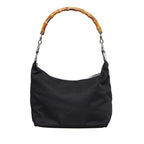 Gucci Bamboo Nylon Shoulder Bag (SHG-d4KAgE)