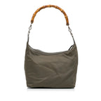 Gucci Bamboo Nylon Shoulder Bag (SHG-vluyZY)