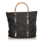 Gucci Bamboo Nylon Tote Bag (SHG-25002)