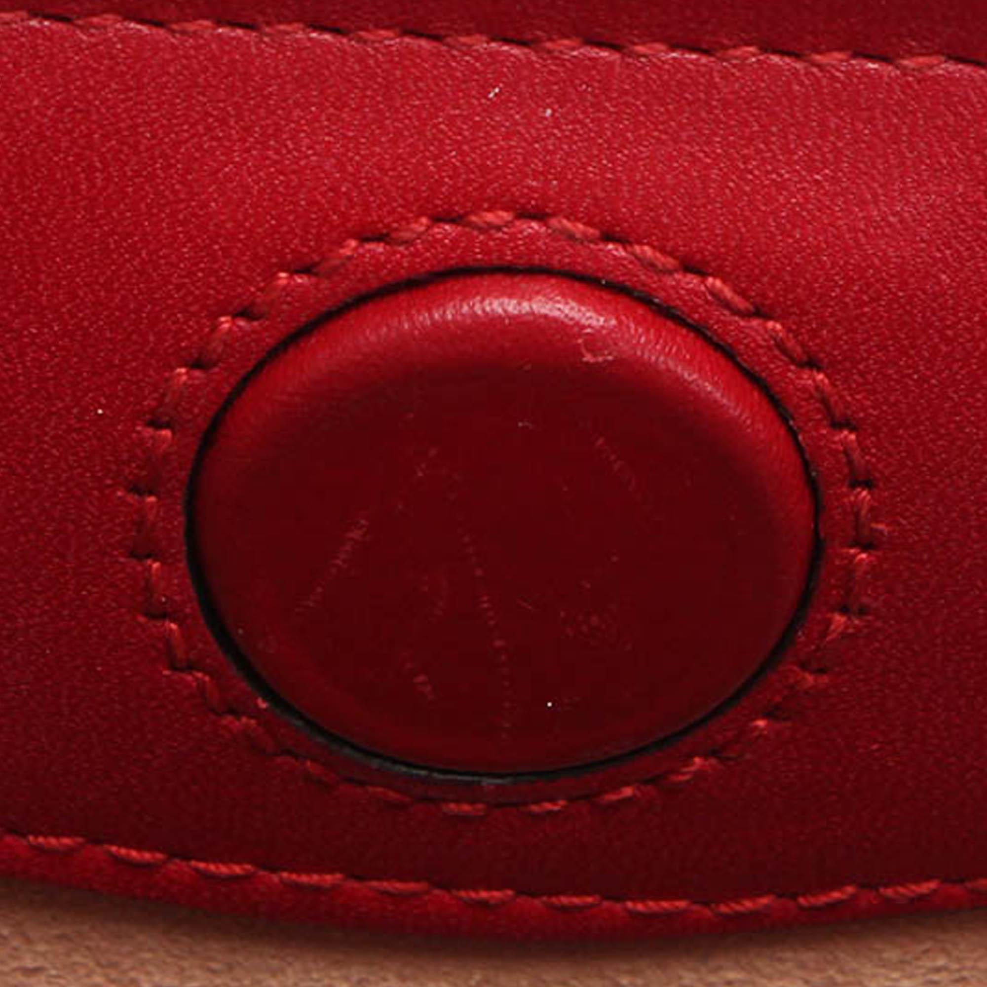 Gucci Bamboo Nymphaea Leather Satchel (SHG-bEqEts)
