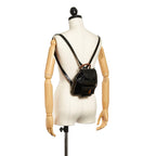Gucci Bamboo Patent Leather Drawstring Backpack (SHG-33262)