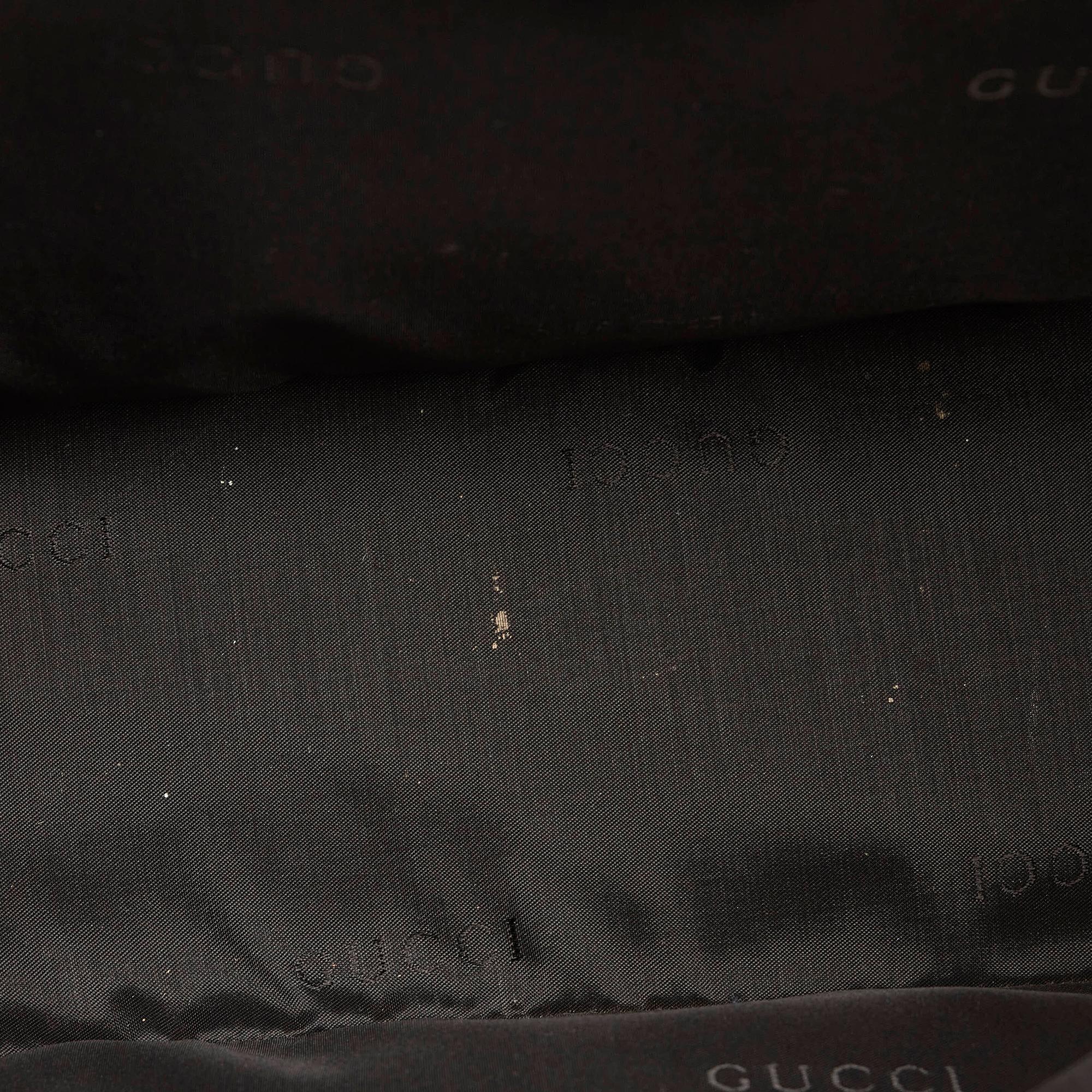 Gucci Bamboo Patent Leather Satchel (SHG-33474)