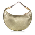 Gucci Bamboo Ring Leather Hobo Bag (SHG-28474)