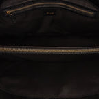 Gucci Bamboo Ring Web Leather Tote Bag (SHG-31198)