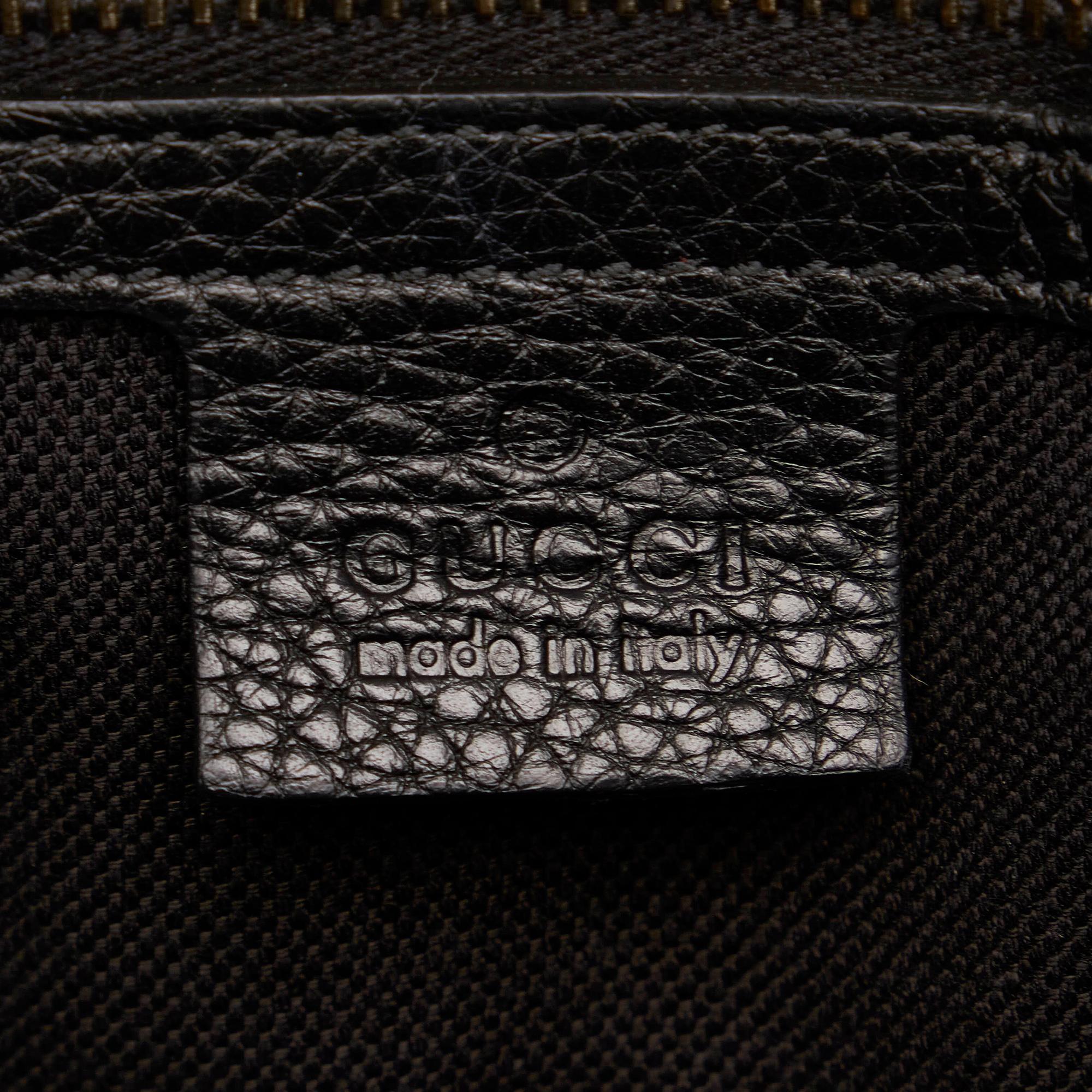 Gucci Bamboo Shopper Leather Handbag (SHG-29041)