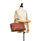 Gucci Bamboo Shopper Leather Handbag (SHG-29994)
