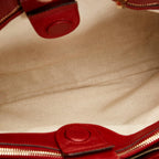 Gucci Bamboo Shopper Leather Handbag (SHG-35473)