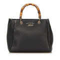 Gucci Bamboo Shopper Leather Handbag (SHG-35966)