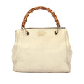 Gucci Bamboo Shopper Leather Satchel (SHG-23674)