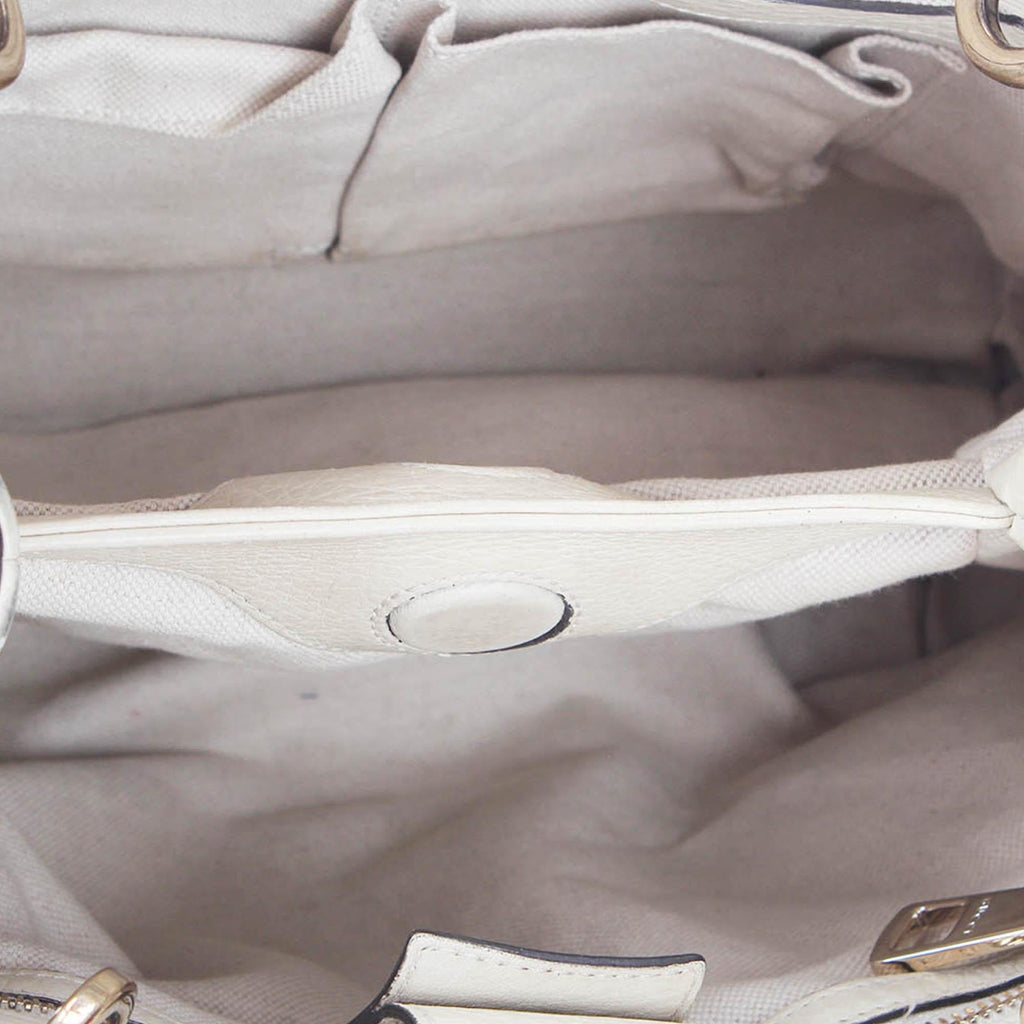 Gucci Bamboo Shopper Leather Satchel (SHG-23674)