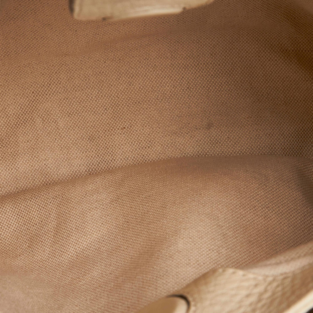Gucci Bamboo Shopper Leather Satchel (SHG-30082)