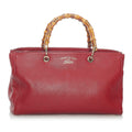 Gucci Bamboo Shopper Leather Satchel (SHG-30574)