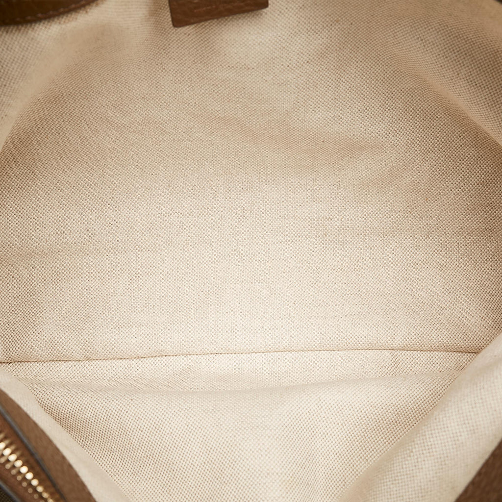 Gucci Bamboo Shopper Leather Satchel (SHG-31103)