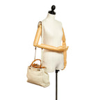 Gucci Bamboo Shopper Leather Satchel (SHG-32906)
