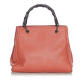 Gucci Bamboo Shopper Leather Satchel (SHG-33049)