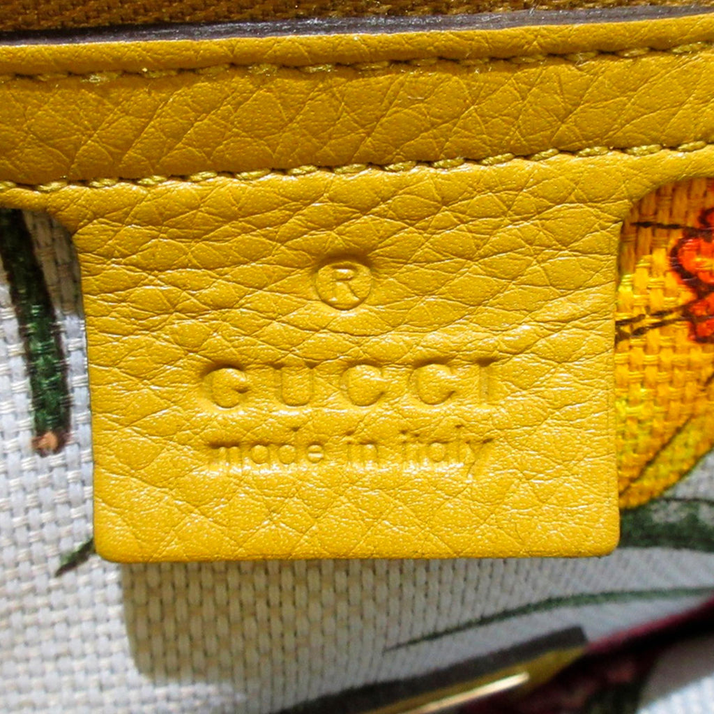 Gucci Bamboo Shopper Leather Satchel (SHG-33557)