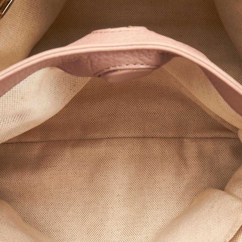 Gucci Bamboo Shopper Leather Satchel (SHG-34682)