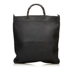 Gucci Bamboo Shopper Leather Satchel (SHG-36139)